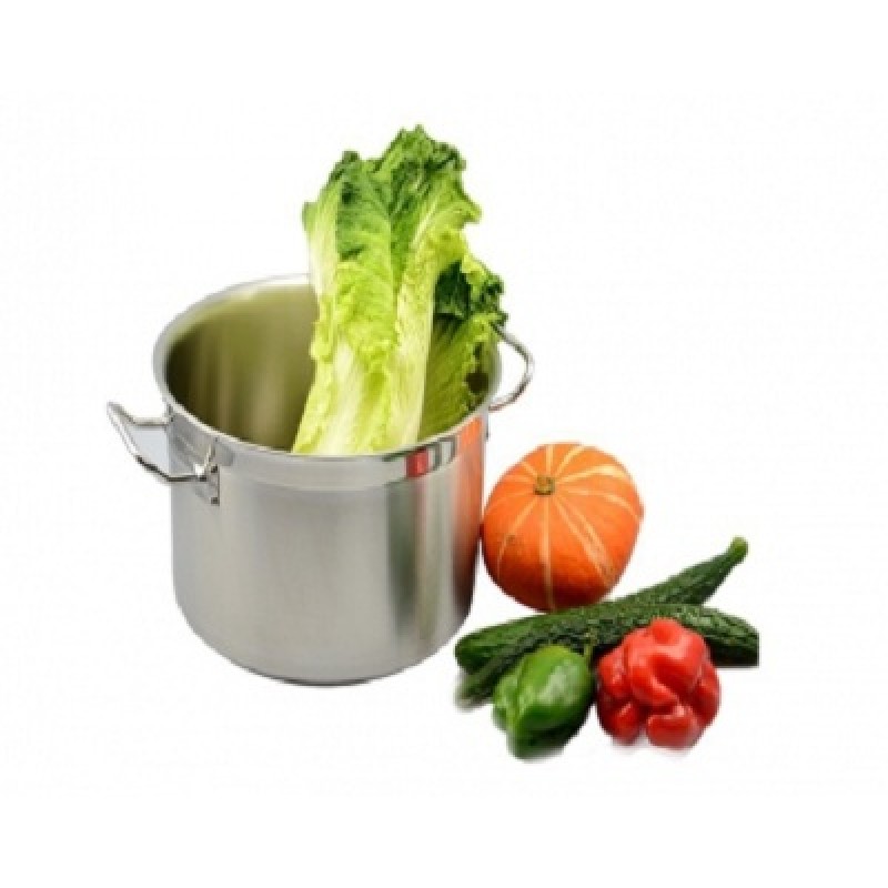 Nồi thấp 2 quai cọc Inox ( đáy 3 lớp) φ550×350mm